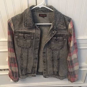 Nameless grey/ plaid denim jacket